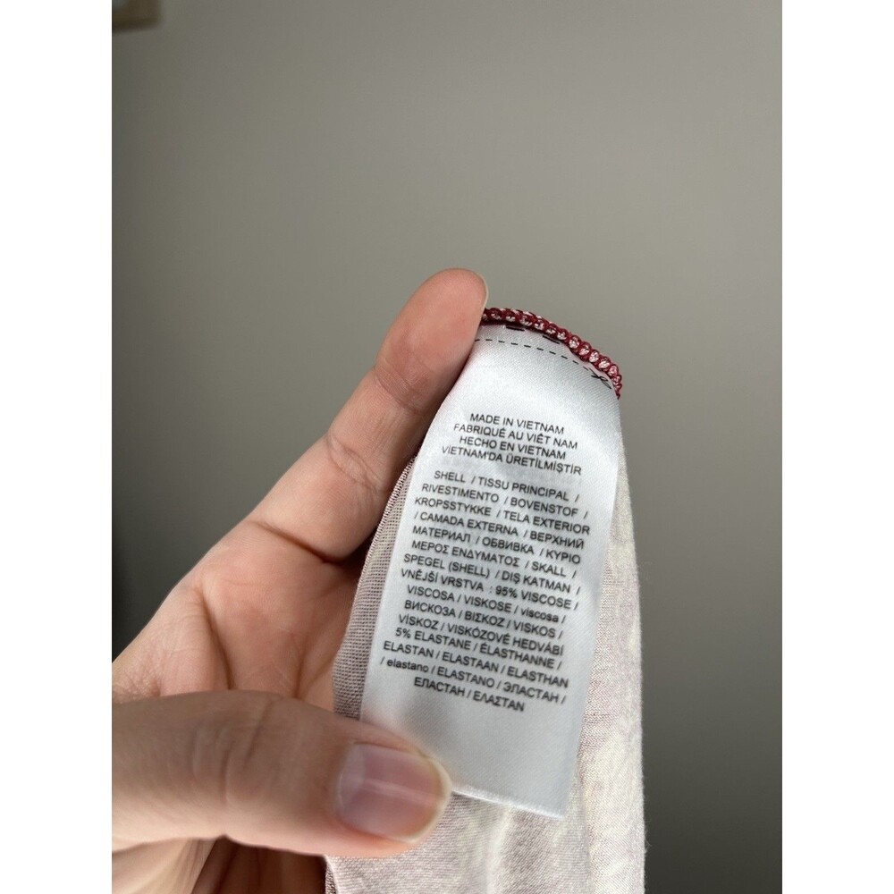 Lauren Ralph Lauren Spring Floral Butterfly Ruffle Sleeves Long Summer Dress Med - Picture 5 of 6